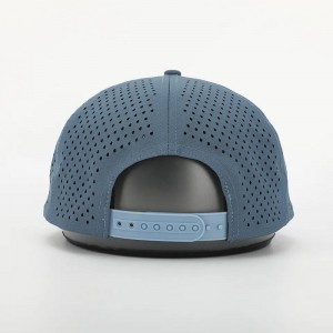 OEM Custom Design Logo 5 panou clasicnestructurat laser Plain Blank Cut 5 Panou Perforated Gorras Nylon Hat