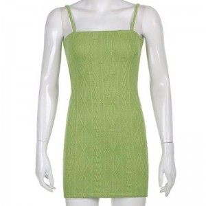 Îmbrăcăminte de modă croșetat bumbac pentru femei de vară rochie pulover