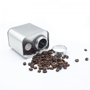 Tinplate de staniu personalizat Can producător imprimat Tinplate Tinplate Coffee de cafea goală Tin Tin Cutie Cadou Can 250G Ambalaj pentru staniu de cafea