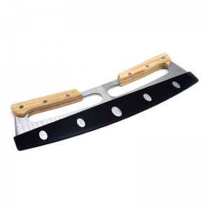 Vânzare la cald Pizza cu tăietor din oțel inoxidabil, pizza pizza pentru pizza pentru un instrument de bucătărie cu protecție de acoperire din plastic