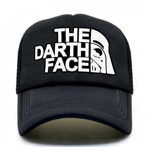 Darth Trucker Cap Star Cap Men Men Funny Face Hat Baseball Caps Cool Summer Mesh Net Hat pentru bărbați