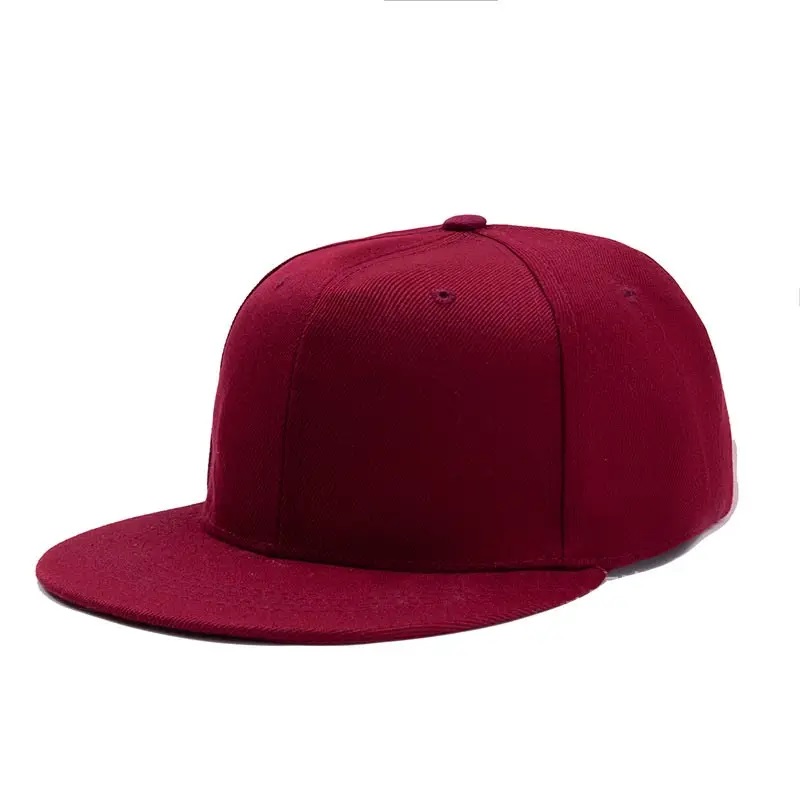 en -gros de înaltă calitate 100% bumbac sport sportiv logo personalizat pentru bărbați simple bilot plat model de hip hop pălării cu capac snapback