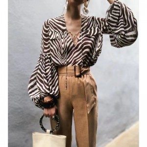 2023 New Women \\\\ Fashion All-Match slim dungi tricou tipărit cu mâneci lungi cu mâneci lungi