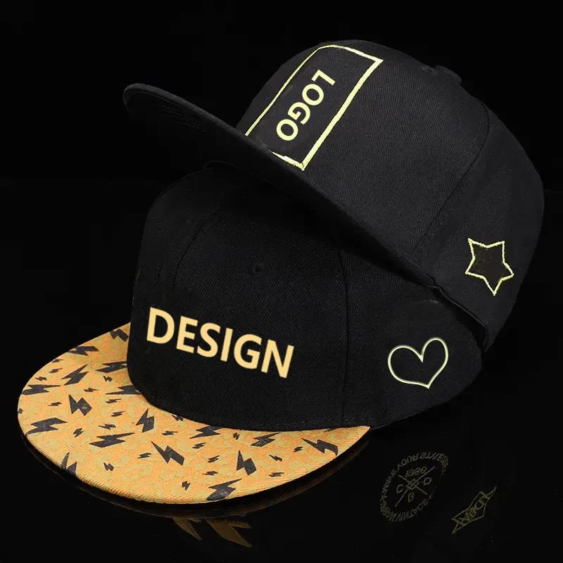 Logo popular 3D brodat cu straturi plate de baseball pălărie de vară băiat cool feminin hip-hop capac snapback