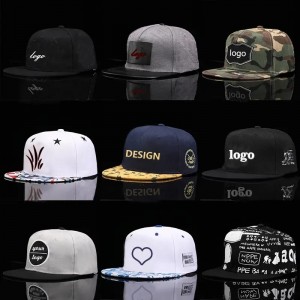 Logo popular 3D brodat cu straturi plate de baseball pălărie de vară băiat cool feminin hip-hop capac snapback
