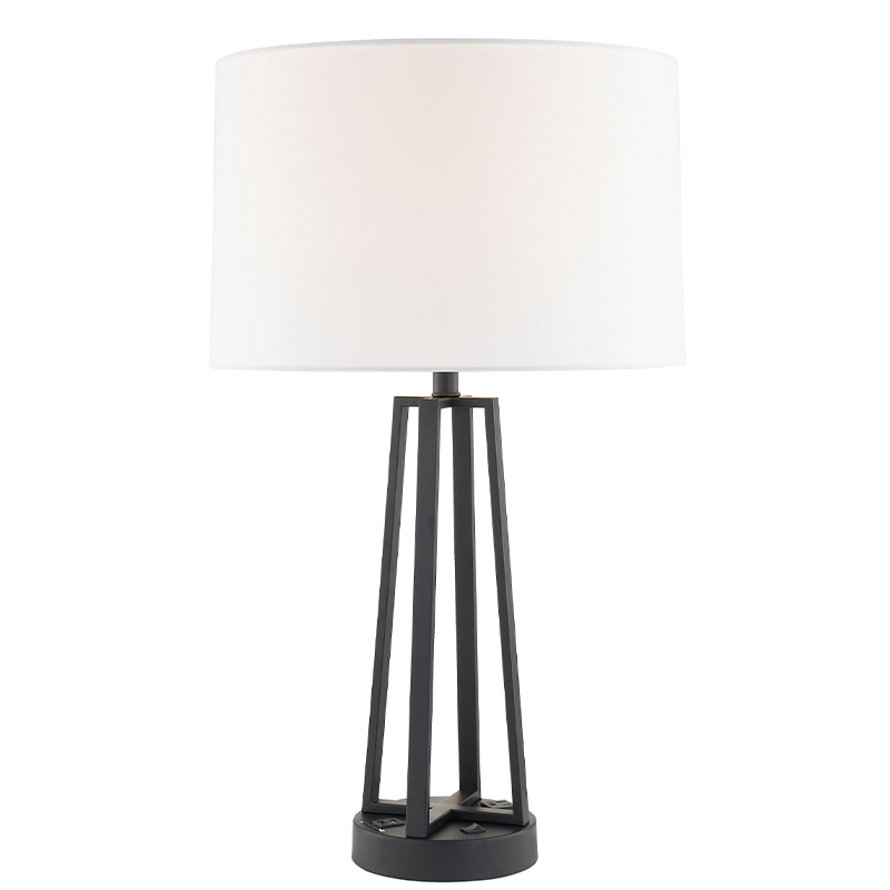 Nopți de bronz întunecat și lumină cu un comutator de balansoar pe/off, o priză convenabilă și un port de încărcare USB la Hotel Guestroom