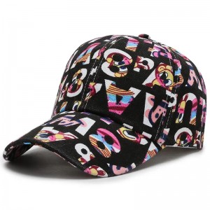 Noi scrisoare pălării cu 6 panouri Snapback Sports Caps Baseball Botton Palate pentru bărbați pentru femei