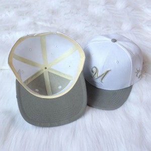 Preț cu ridicata de înaltă calitate 6 Panouri Flatbrim Snapback Baseball Caps Hat Hip-Hop Fashion Design pentru bărbați pentru bărbați