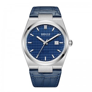 BAOGELA 40mm Men Business Ceasuri Quartz Sport Casual Casual Piele din piele de mână 50TM CLOM IPURNABIL MASE REGIO MASCULINO 22802