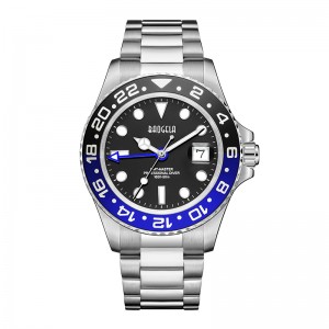 Baogela New Blue Water Ghost Watch Watch Men \\\\ s -a ceas 50 de metri impermeabil cu oțel inoxidabil mișcare elvețiană Regio Masculino 22807