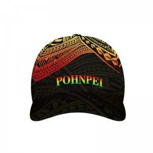 New Micronezia Pohnpei Flag imprimat Baseball Cap Cap Polinezie Tatuaj Capace sportive Monate Reglabil Reglabil Unisex Outdoor pălărie în aer liber