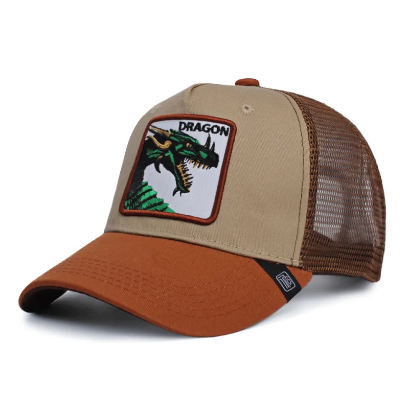 UNISEX reglabil Amazon Hotsale Animal Trucker Hats Caps de baseball personalizat 3D