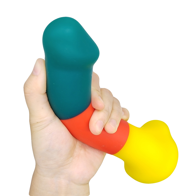 JC897 cu ridicata Simulare populară Penis Didol Sex Toy Toy Sucker femei uriașe de culori realiste de Crăciun pentru femei bărbați
