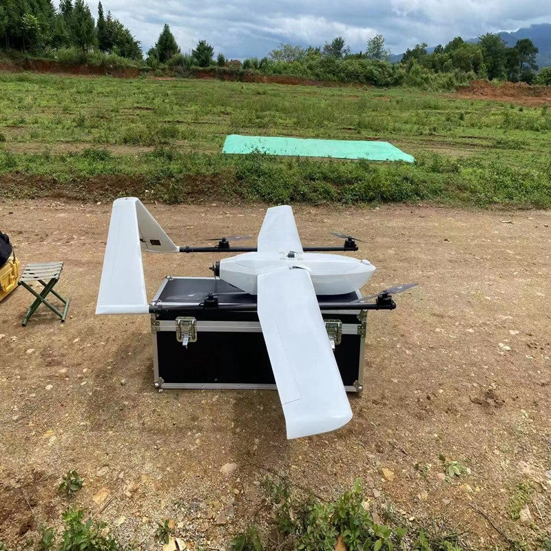 JH-27 Surveying Cruise and Mapping Electric Fix Wing VTOL UAV