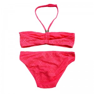 Halterneck Dantelă Două bucăți Copii pentru copii