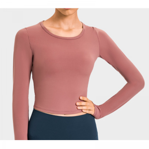 Cămașă de yoga cu degetul decupat