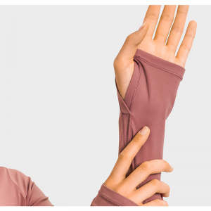 Cămașă de yoga cu degetul decupat