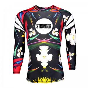 Copii confortabili BJJ GI Gar de erupție, Gardă eruptă pentru femeie cu imprimare completă