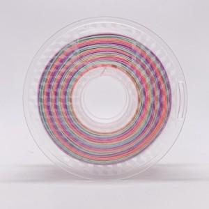 Silk Rainbow Multicolour Pla Filament Color Pastel1.75mm 3D Imprimantă PLA