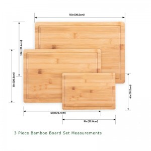 Tablou de tăiere din bambus