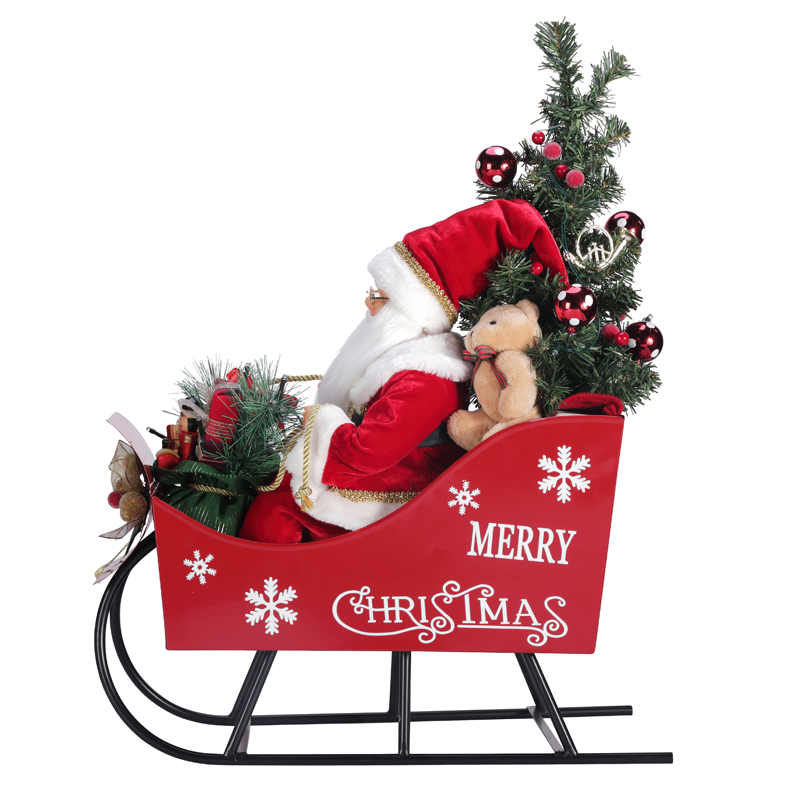 TM-95113 50*27*60 Santa Claus cu Sleidge