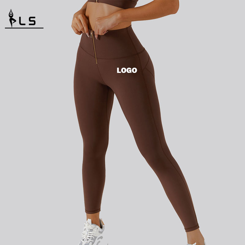 SC1097 75% Nylon 25% Leggings Spandex Sport pentru femei Gimnastică Yoga Pantaloni Fitness Running Leggings