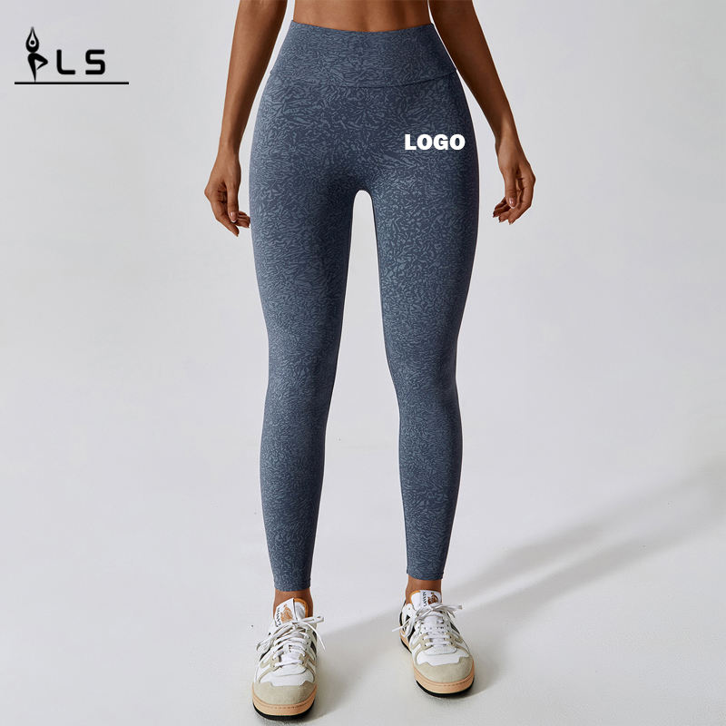 SC1092 Model de logo personalizat Leggings pentru femei împingeți jambiere pentru femei cu talie înaltă butuc de yoga pantalon