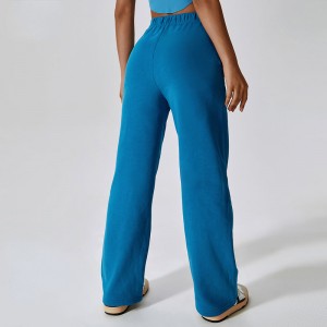 SC10128 OEM Design personalizat Logo Color Solid Downstring Baggy Sweat Pants Joggers Pantaloni pentru picioare Strate