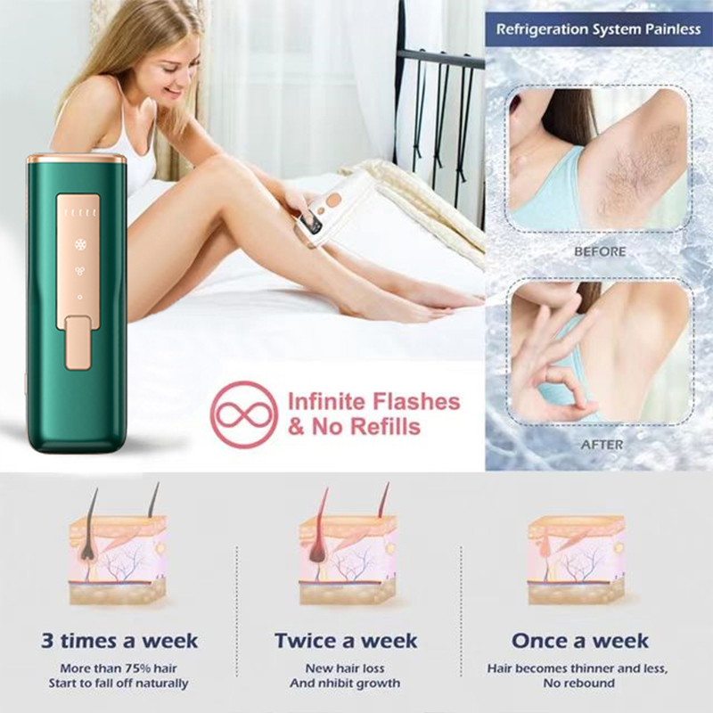 Înlăturarea părului IPL 2023 Epilator laser Epilator Sapphire Răcire de gheață Haarentferne