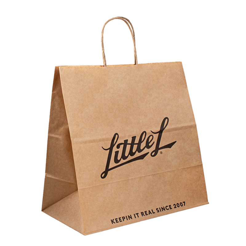 Angros personalizat de lux Craft Cadou alb Ambalaj alb Bolsa de Papel pungi de cumpărături tipărite pungi de hârtie Kraft cu propriul logo