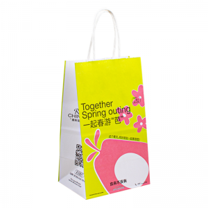 Gent cu ridicata Kraft de hârtie Geantă de hârtie pentru cumpărăturineagră cu logo pentru îmbrăcăminte geantă de ambalare personalizată