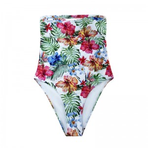 Sexy fără bretele etnice cu imprimeu fără bretele