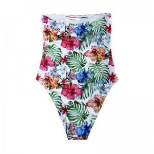 Sexy fără bretele etnice cu imprimeu fără bretele