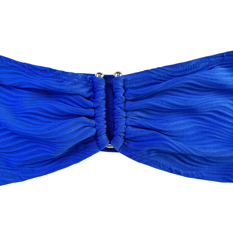 Costum de baie Split Model Blue Patter Special Breat fără button U-buton Split Button