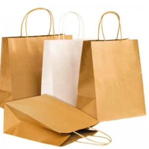 Geantă de hârtie Kraft cu propriul logo