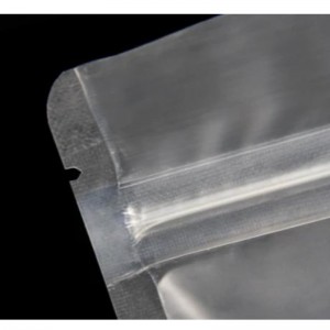 Resallable Plate Food Ambalat Buchet Zipper Matte Clear Block Block Plastic Plastic Plastic