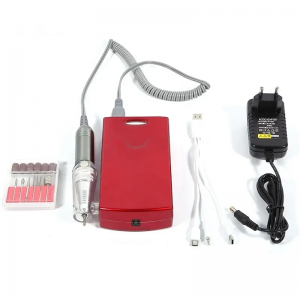 Angru portabil foraj de unghii de unghii de unghii Accesorii de găurit unghii Piesă de mână puternică oțel inoxidabil 20 UE 3 pini