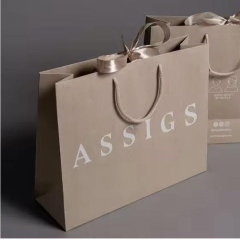 Geantă de ambalare cu amănuntul de lux personalizate Bolsas de Papel Shopping Shops