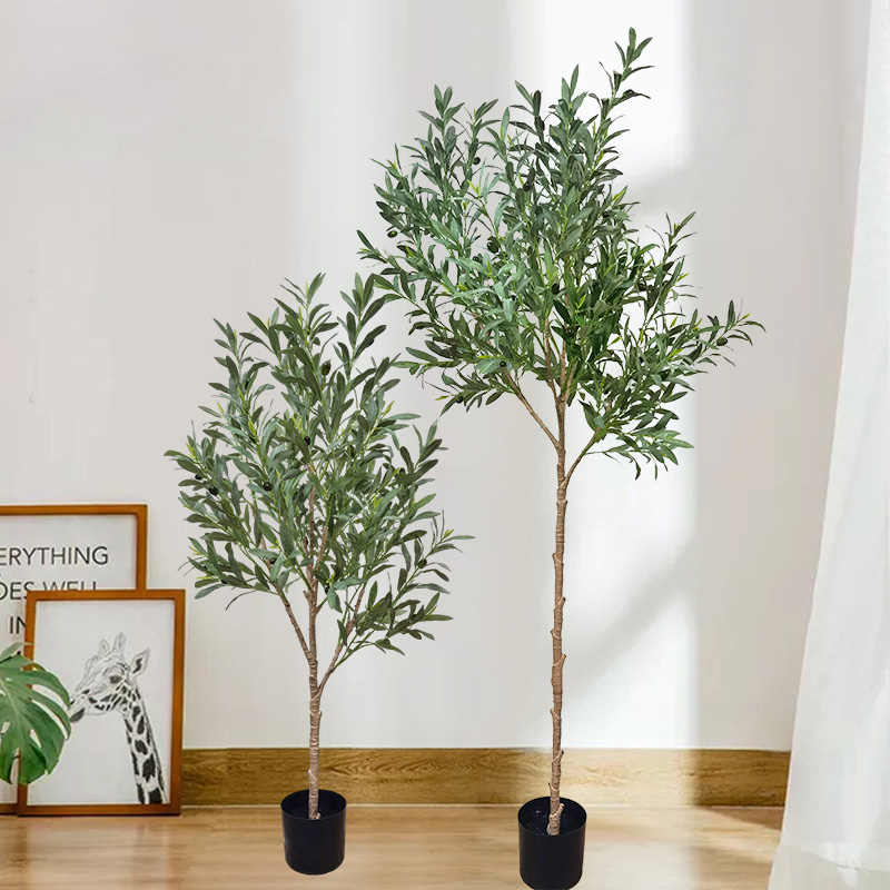 Dimensiune personalizată Faux Tree Bonsai Plante durabile Vivid Olive Arbore pentru Furnizor de Grădină Decor de Nuntă Decorațiuni de grădinărit