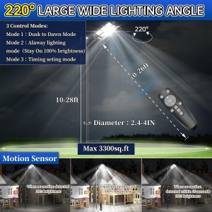 Lampa solară cu inducție exterioară