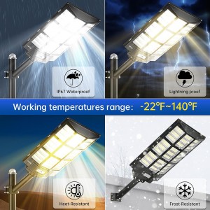 Lampa solară cu inducție exterioară