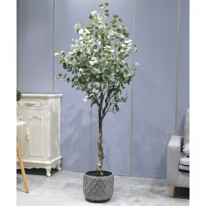Preț din fabrică Plant verde Plant Green Bonsai Eco-friendly Artificial Eucalyptus Tree pentru furnizor de grădină Decor de grădină Decorațiuni de grădinărit