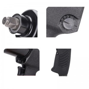 Pneumatică cuplu ridicat de cuplu stabil cu greutate ușoară cheie pneumatică cu impact pneumatic cu impact pneumatic armă de vânt instrument pneumatic