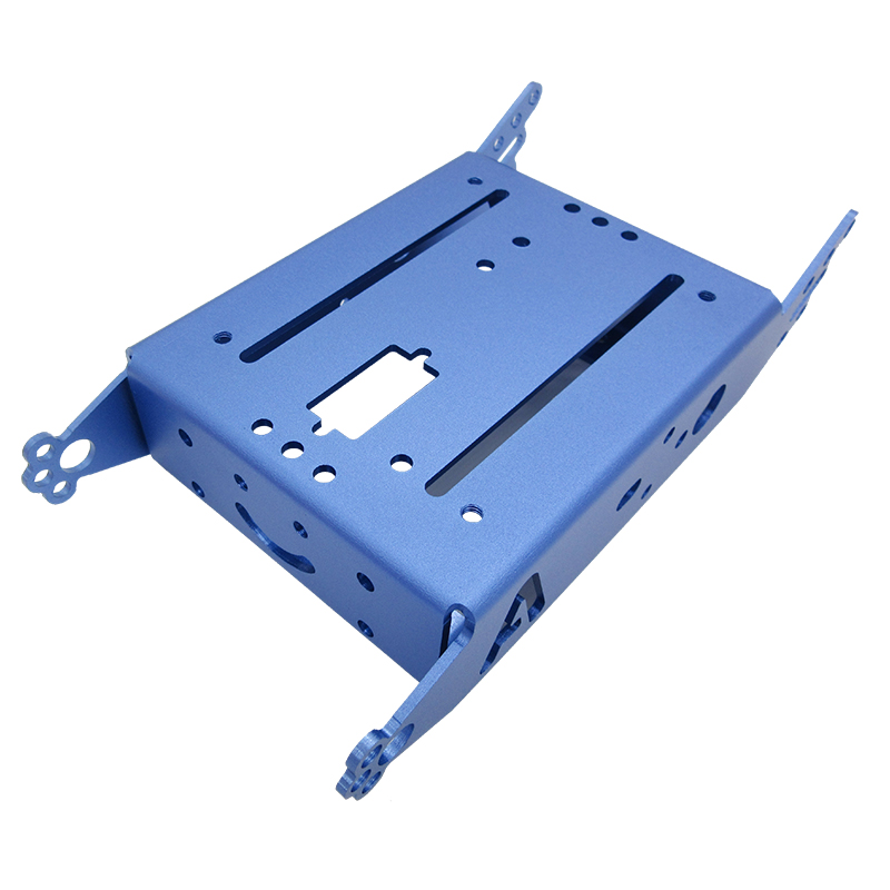 Procesarea personalizată a pieselor din tablă din aliaj de aluminiu cu finisaj anodizat.