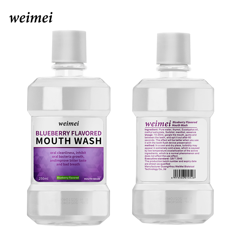 Apă de gură aromată cu afine