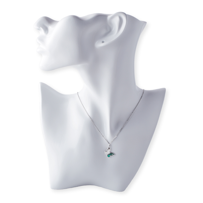 Colier pandantiv cu stanga fluture 45 5 cm