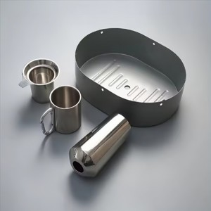 Furnizor personalizat de aluminiu sau SUS Deep Drawn Piese metalice de ambutisare adâncă\\/piese de filare carcasa inferioară Piesa de ștanțare metalică