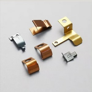Piese de ștanțare din metal personalizate OEM Cupru Oțel Contact electric electric electric