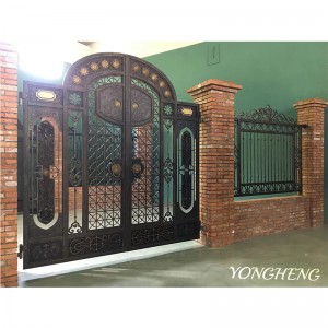 Poarta din fier forjat