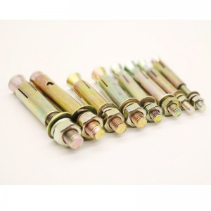 zinc-șurub de expansiune de placare colorată